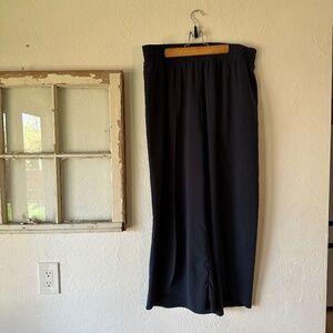 UpWest Split-Leg Pants - Navy Blue, Size Large